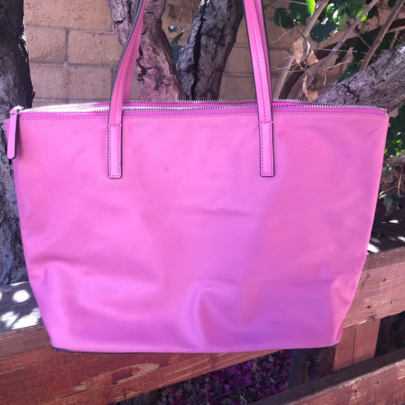 Kate Spade Purple Nylon Carryall Tote Handbag - Picture 11 of 11